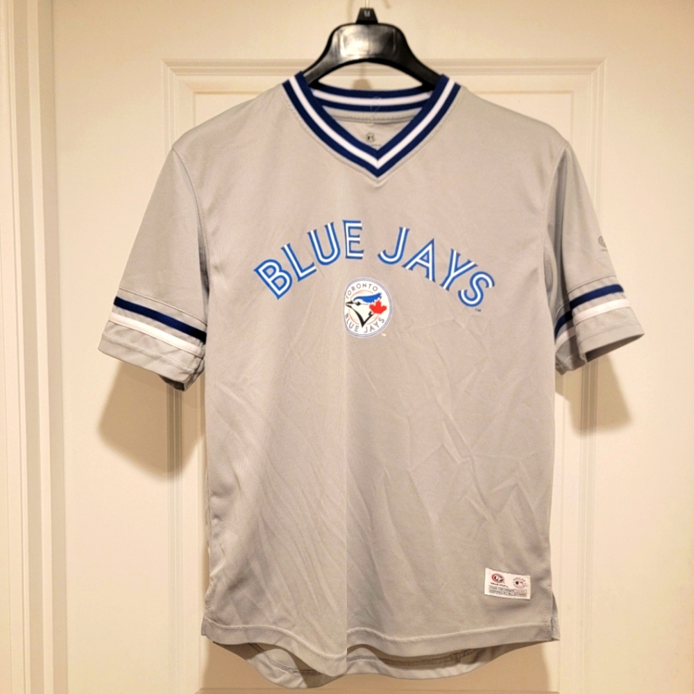 Blue Jay's throwback jersey
